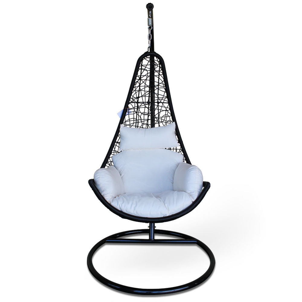 Single Scoop Swinging Chair w/ Stand