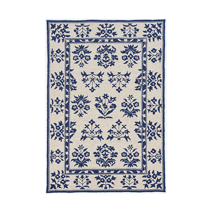 Outdoor Rugs - Sand/Blue Haven