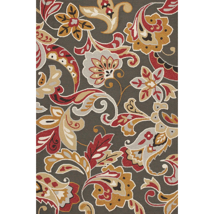 Outdoor Rug - Taupe Flora