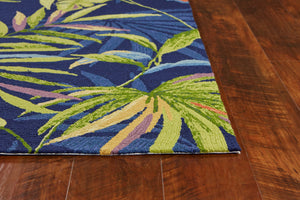 Outdoor Rug - Blue Palms