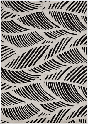 Outdoor Rug - Charcoal Palms