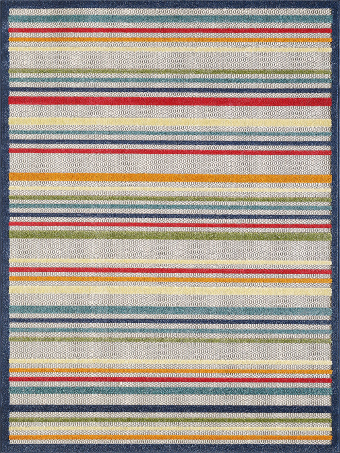 Outdoor Rug - Multicolor Stripes