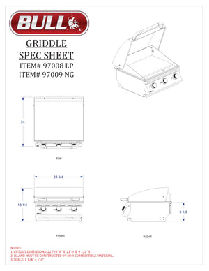 Bull Commercial Griddle Head