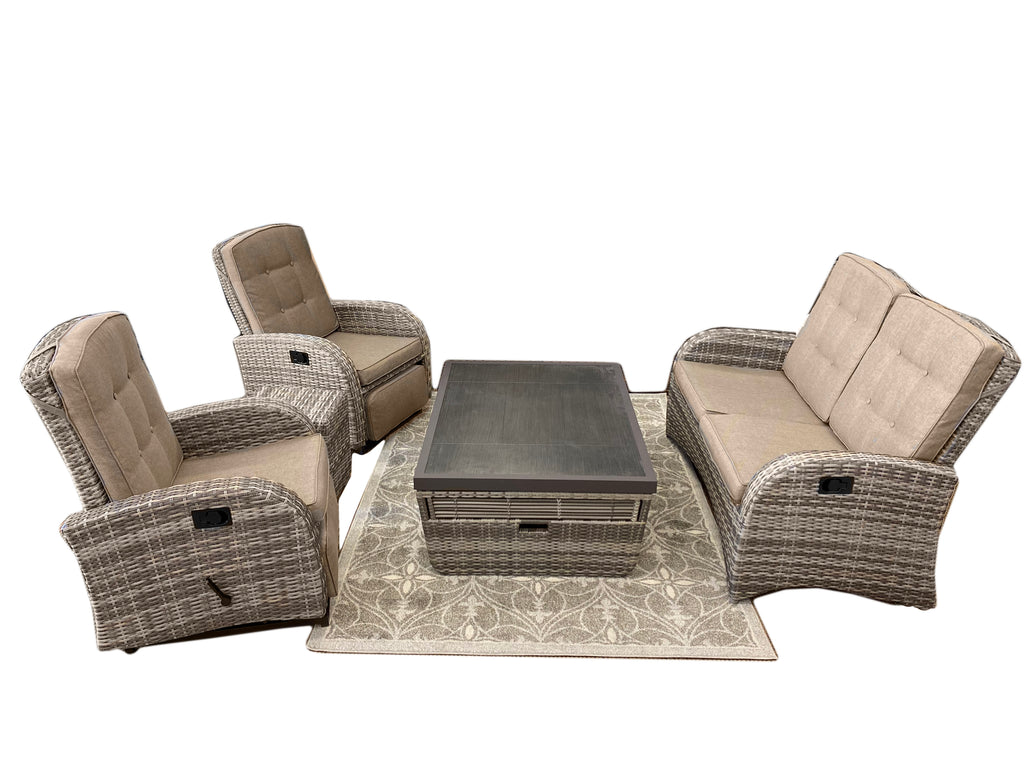 St Johns - 5 piece Reclining/Glider Chair & Sofa Set